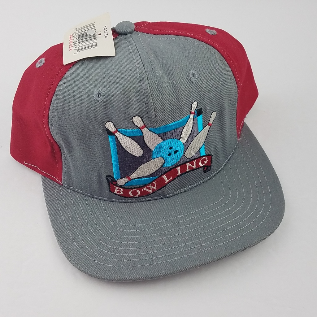 Vintage Embroidered Bowlingtruckers Hat Snapback